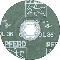 PFERD COMBICLICK® Fiber Discs and Backing Pads for Angle Grinders