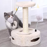 Cat Scratching Post with Play Balls & Activity Base