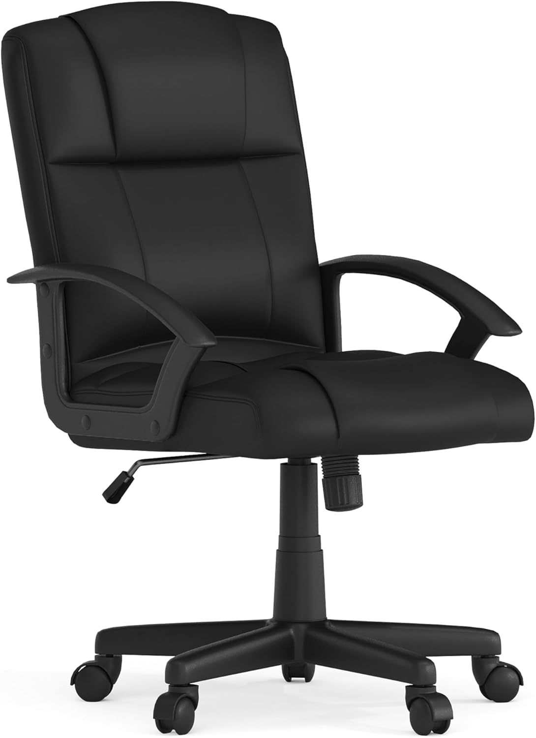 Flash Furniture Coffman Flash Fundamentals Mid-Back LeatherSoft Office and Gaming Chair