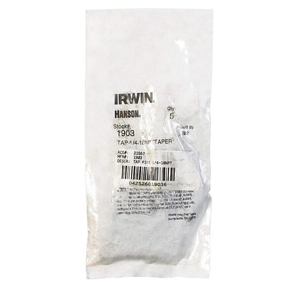 IRWIN NPT Tap for Tap Die Extraction, 1/4-Inch, 18 NPT(1903ZR) Pack of 1