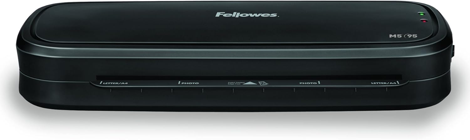 Fellowes M5-95 Laminator with Pouch Starter Kit - 9.50in Lamination Width - 5 mil Lamination Thickness
