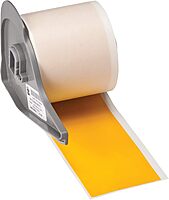 Brady All Weather Permanent Adhesive Vinyl Label Tape for M710 and BMP71 Printers - 2" x 50', Yellow. M7C-2000-595-YL