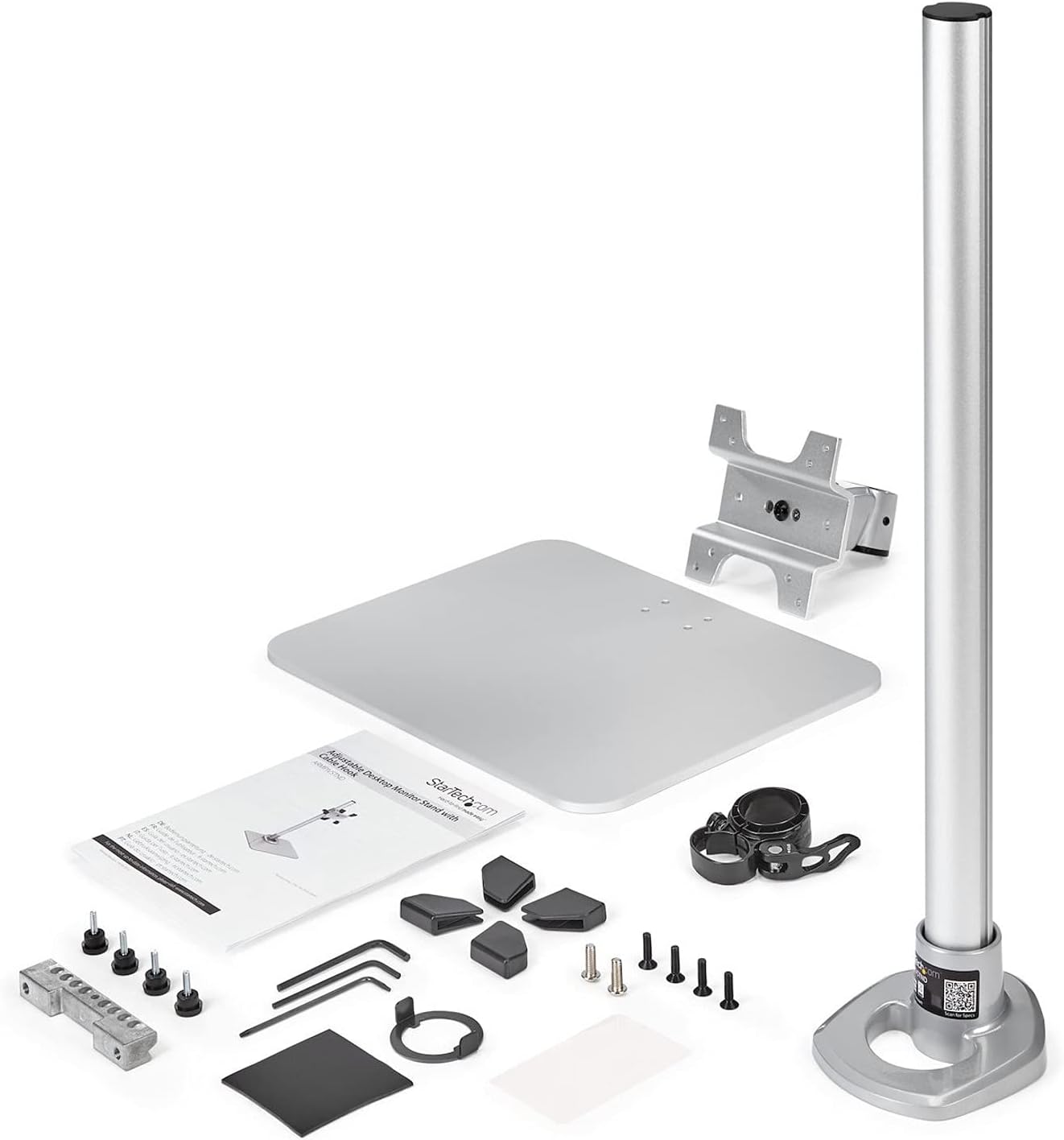 StarTech.com Single Monitor Stand - Adjustable - Supports Monitors 12'' to 34" (30.9lb/14kg) - Premium