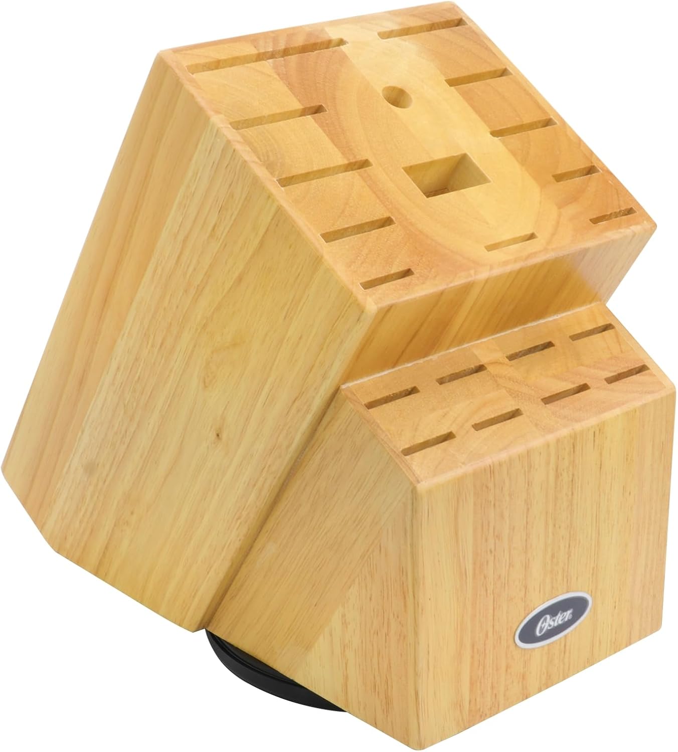 OSTER Stainless-Steel Cutlery Knife Set with Wooden Block