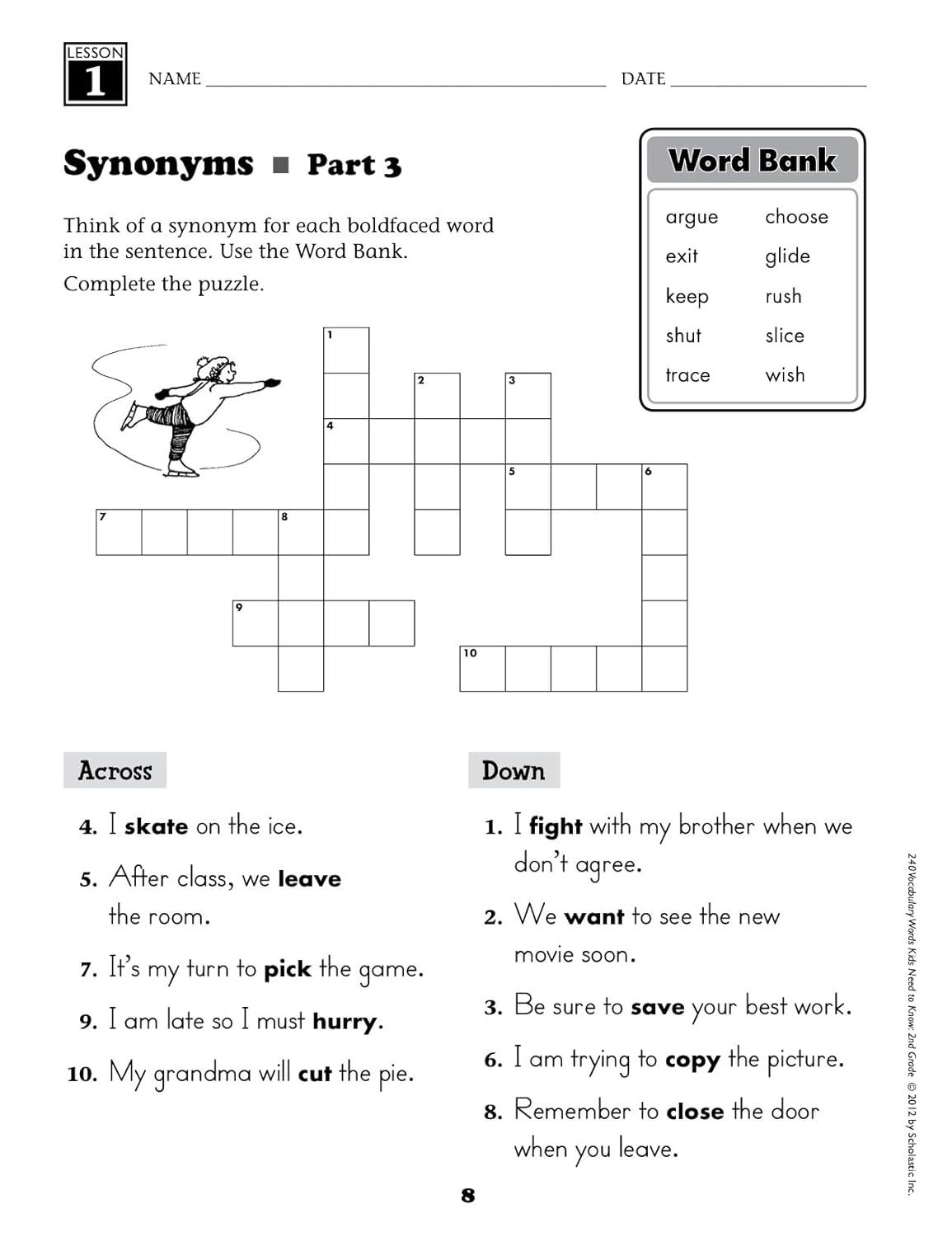 240 Vocabulary Words Kids Need to Know: Grade 2: 24 Ready-to-Reproduce Packets Inside! (Teaching Resources)