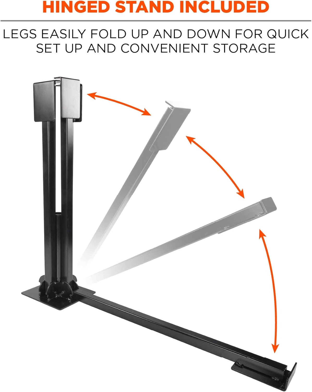 Ergodyne SHAX 6199 Lightweight Work Umbrella with Stand, Portable Sun Shade, Lime 7.5ft