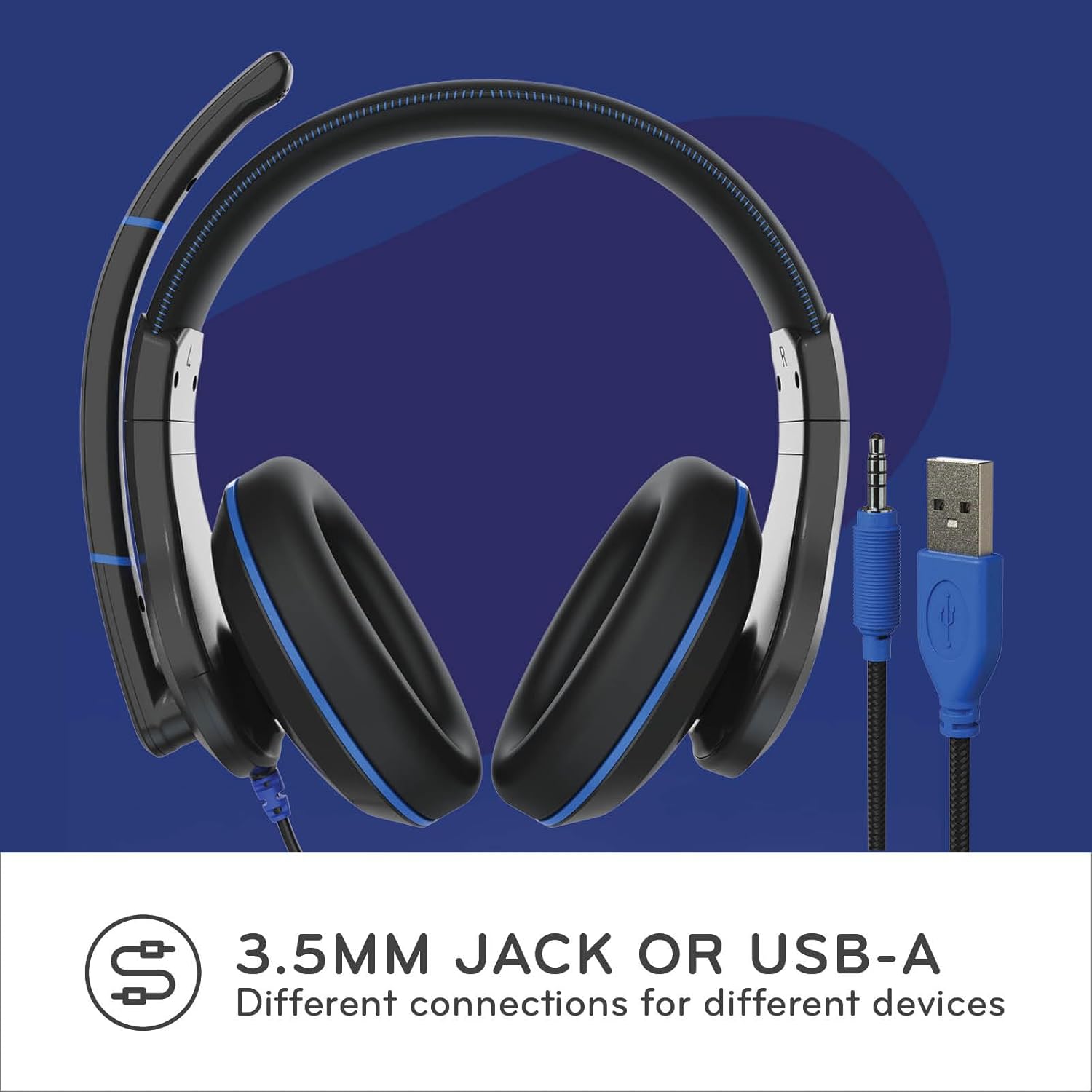 ThinkWrite Technologies TWT Audio Duro, TW220 (2nd Gen) | Premium Over-Ear Wired Headset with Noise Reducing Microphone
