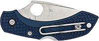 Spyderco Knives Dragonfly 2 Lockback C28PCBL2 Cobalt Blue FRN and CPM SPY27 Stainless Steel Pocket Knife