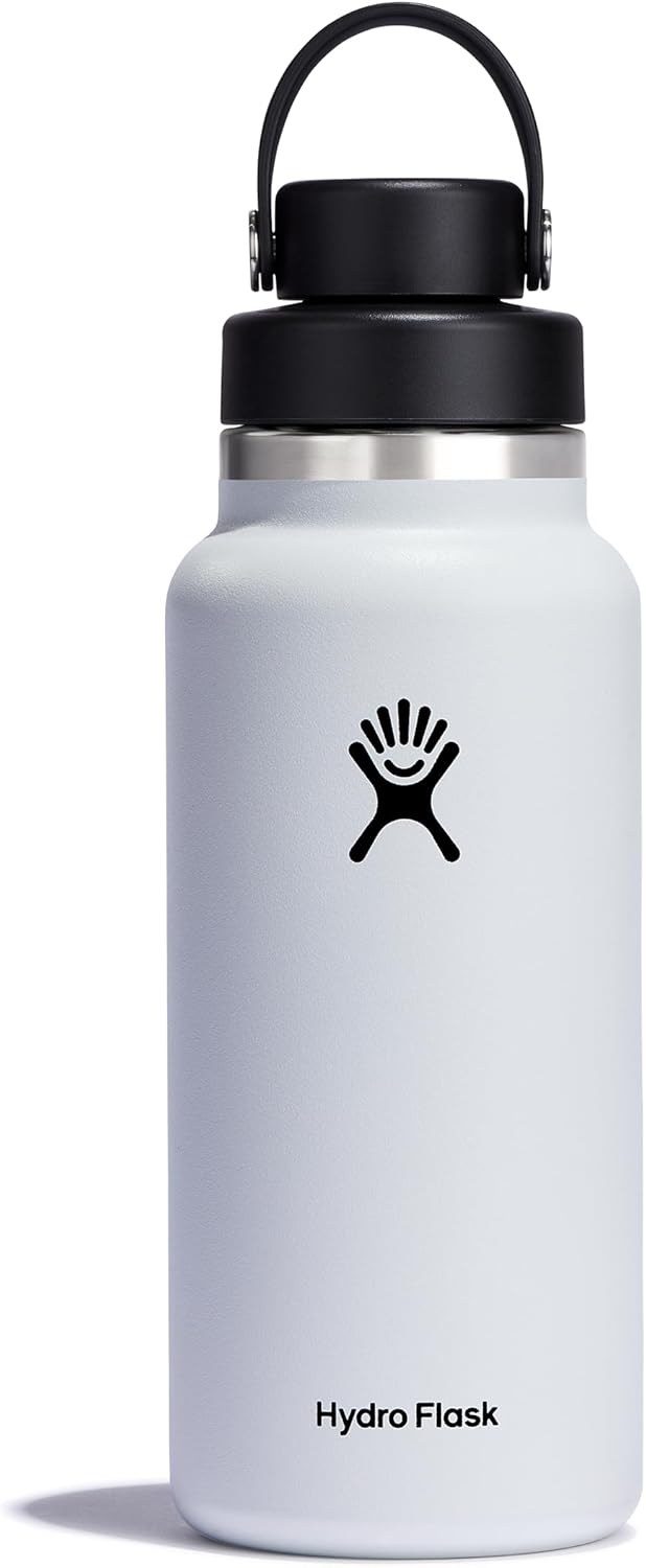HYDRO FLASK Wide Mouth Insulated Stainless Steel Water Bottle with Flex Chug Cap