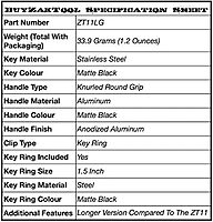 ZAK Tool ZT-11-LG 5" Large Grip Swivel Key, Black