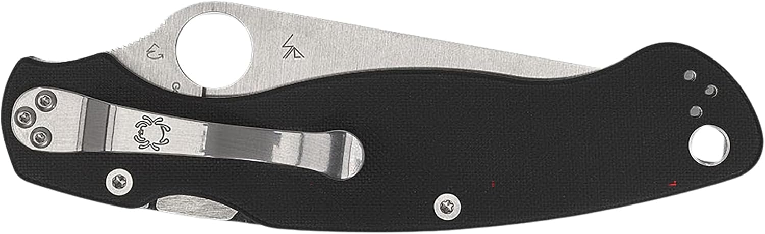 Spyderco Military 2 SpyderEdge Knife - Built for Military, First Responders and Outdoor Enthusiasts - 4-Inch Blade Length