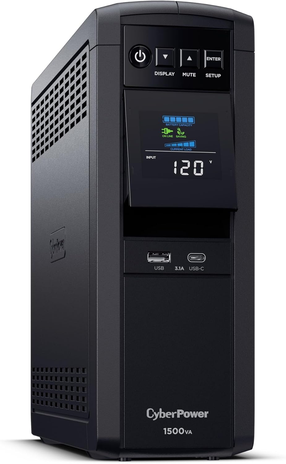 CyberPower PFC Sinewave UPS Battery Backup and Surge Protector, Mini-Tower