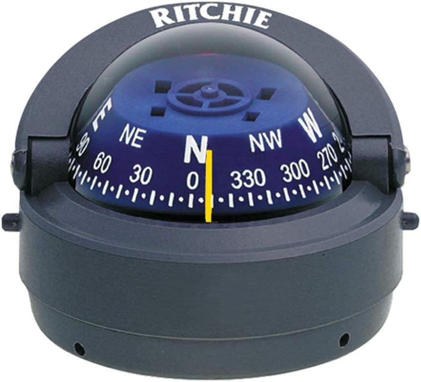 Ritchie S-53G Explorer Compass - 2-3/4" Dial, Surface Mount, Black