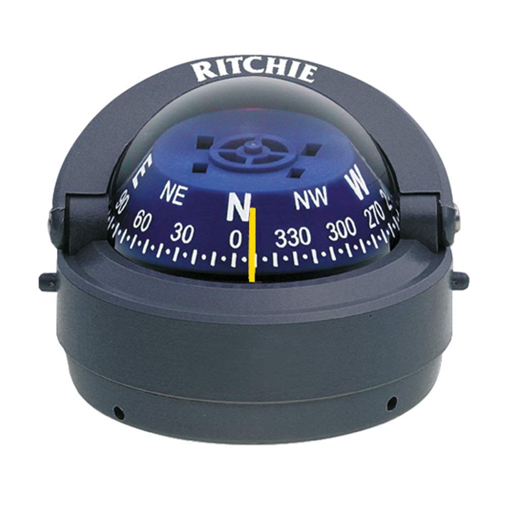 Ritchie S-53G Explorer Compass - 2-3/4" Dial, Surface Mount, Black