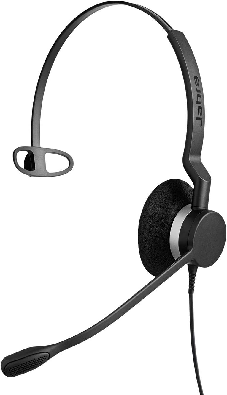 Jabra BIZ 2300 USB UC Wired Mono Headset - Mono - USB - Wired - Over-the-head - Monaural - Supra-aural - 2393829109