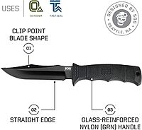 SOG SEAL Pup Elite Fixed Blade Knife with Sheath