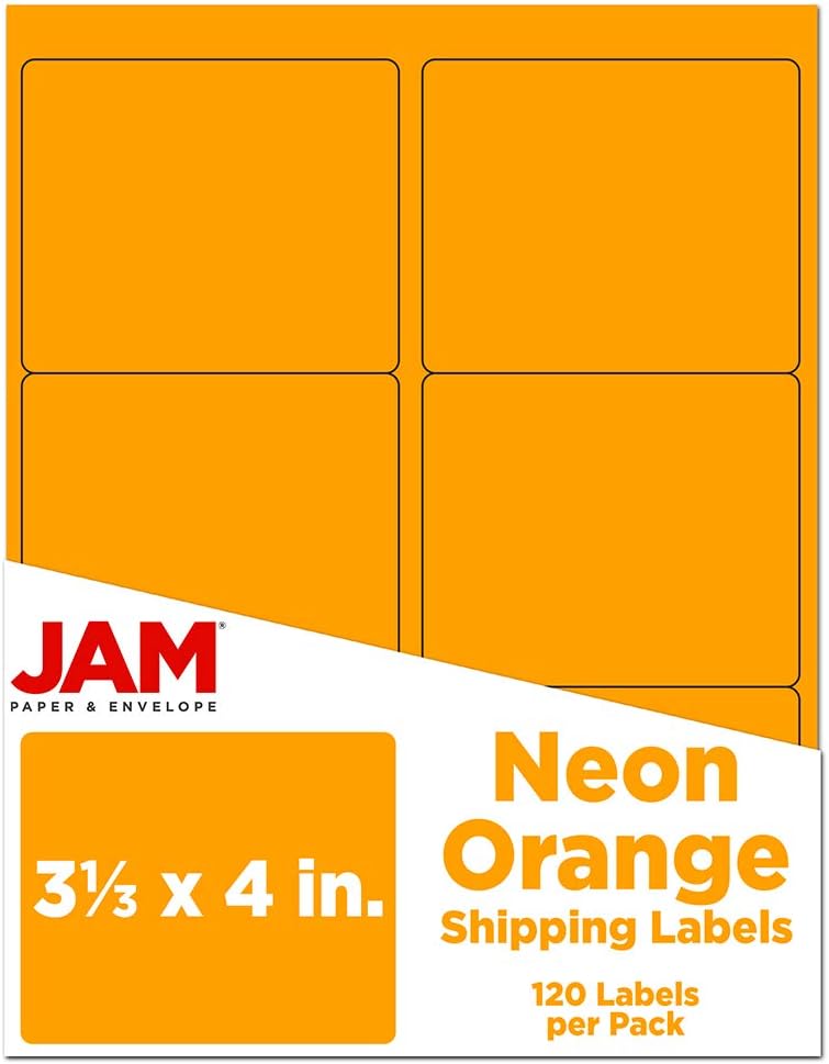 JAM PAPER Mailing Address Labels - Self-Adhesive Rectangular