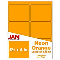 JAM PAPER Mailing Address Labels - Self-Adhesive Rectangular