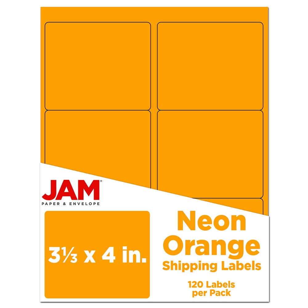 JAM PAPER Mailing Address Labels - Self-Adhesive Rectangular