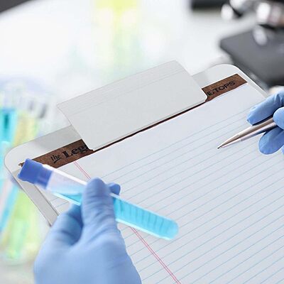 SAUNDERS Letter Antimicrobial Clipboard with Low-Profile Clip