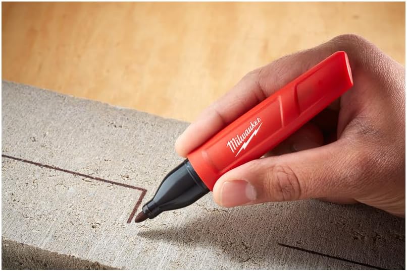 Milwaukee 48-22-3102 Inkzall Point Marker, Medium, Black, 2-Pack