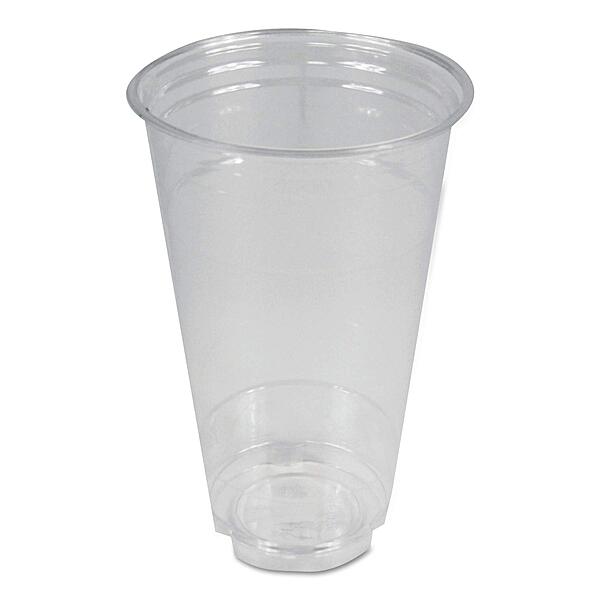 Boardwalk PET24 Clear Plastic Cold Cups, 24 Oz, 600/carton