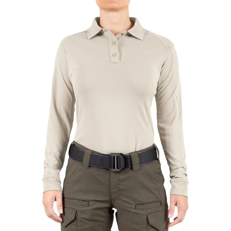 First Tactical Women's Performance Long Sleeve Polo