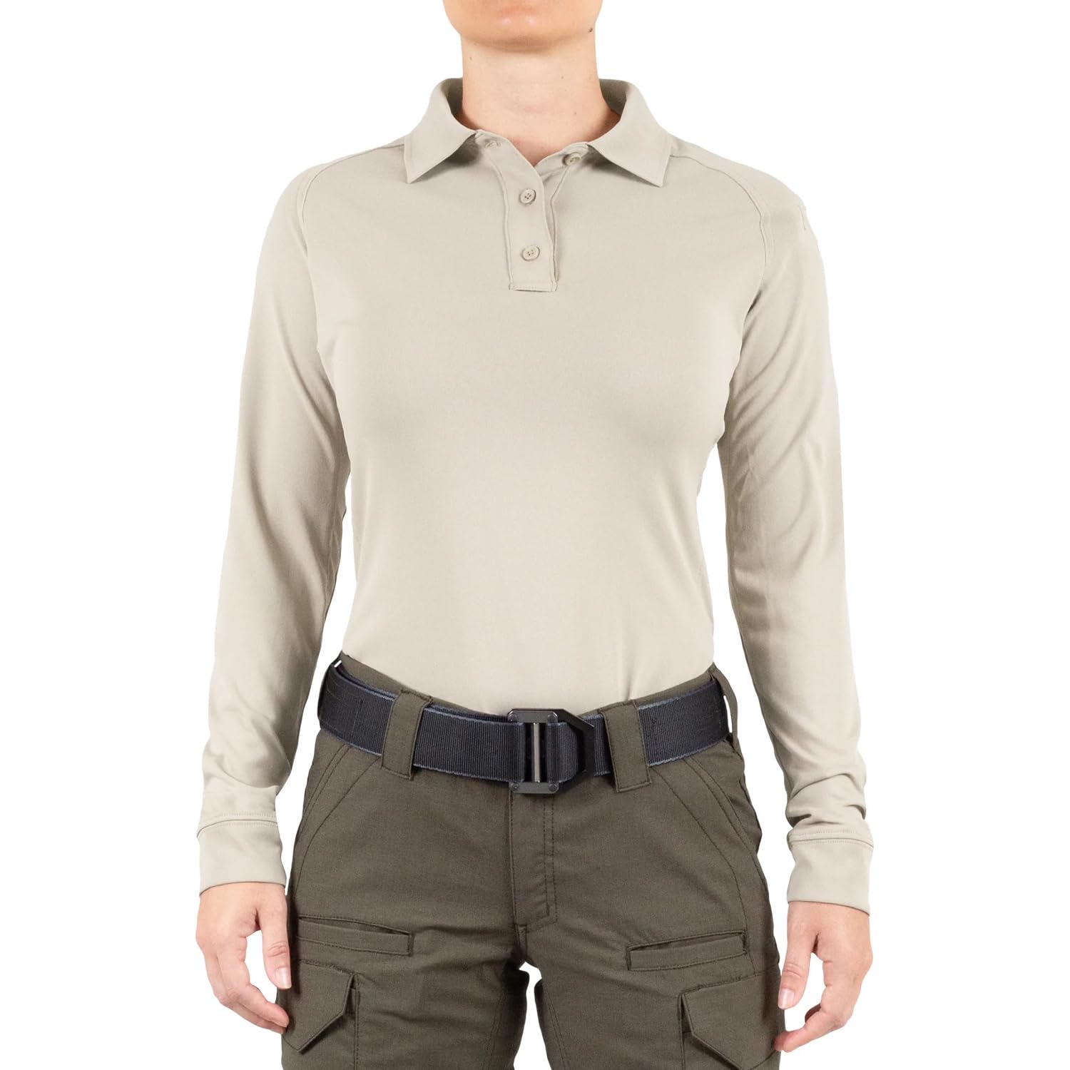 First Tactical Women's Performance Long Sleeve Polo
