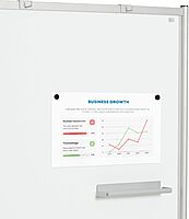 SAFCO Impromptu Full Whiteboard Screen Double-Sided Magnetic Mobile Dry Erase Board
