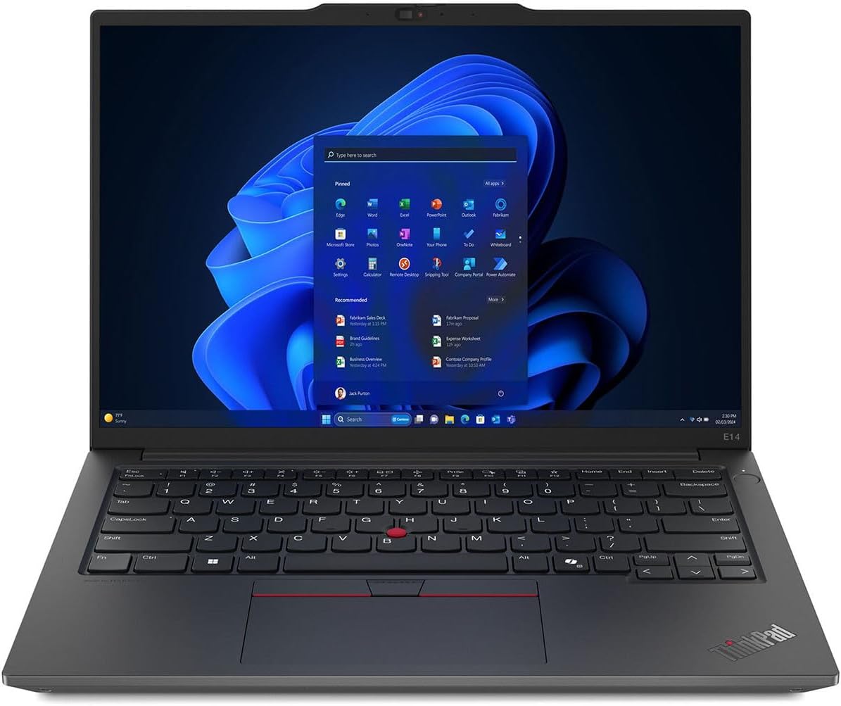 Lenovo ThinkPad E14 Gen 6 21M3000NUS 14" Notebook - WUXGA - AMD Ryzen 5 7535U - 16 GB - 256 GB SSD - English Keyboard - Black