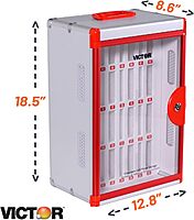 Victor Classroom Cell Phone Storage, 32 Slots Cell Phone Holder for Classroom