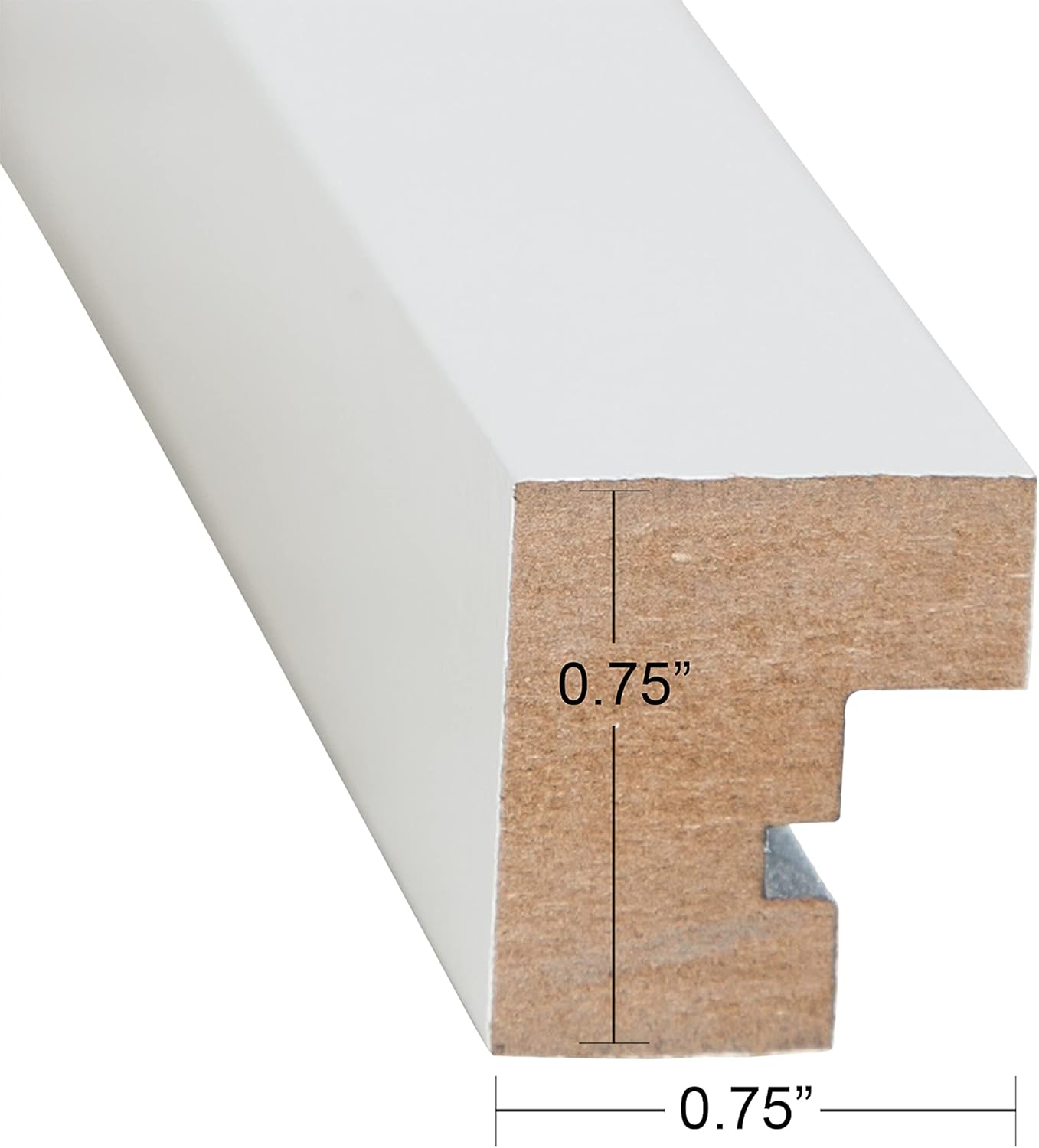 DESIGNOVATION Gallery Wood Photo Frame Set for Customizable Wall Display