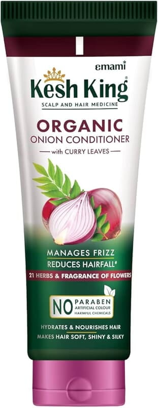 Kesh King Organic Onion Conditioner with Curry Leaves for hydrated and nourished hair 200ml