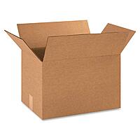 BOX PARTNERS 18 x 12 x 12 Inch Corrugated Shipping Box - Kraft