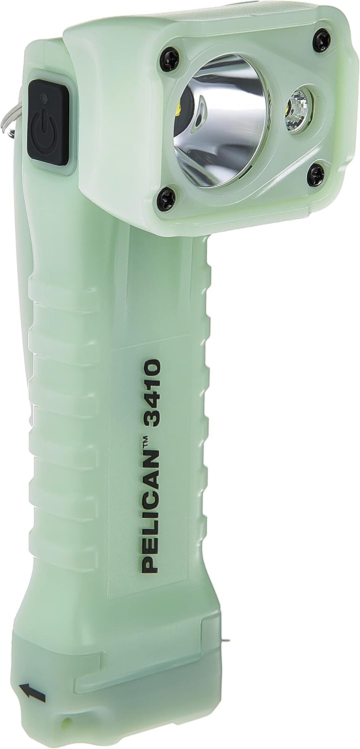 Pelican 034100-0102-247 3410 RT Angle LED Light with Clip (19x16x11)