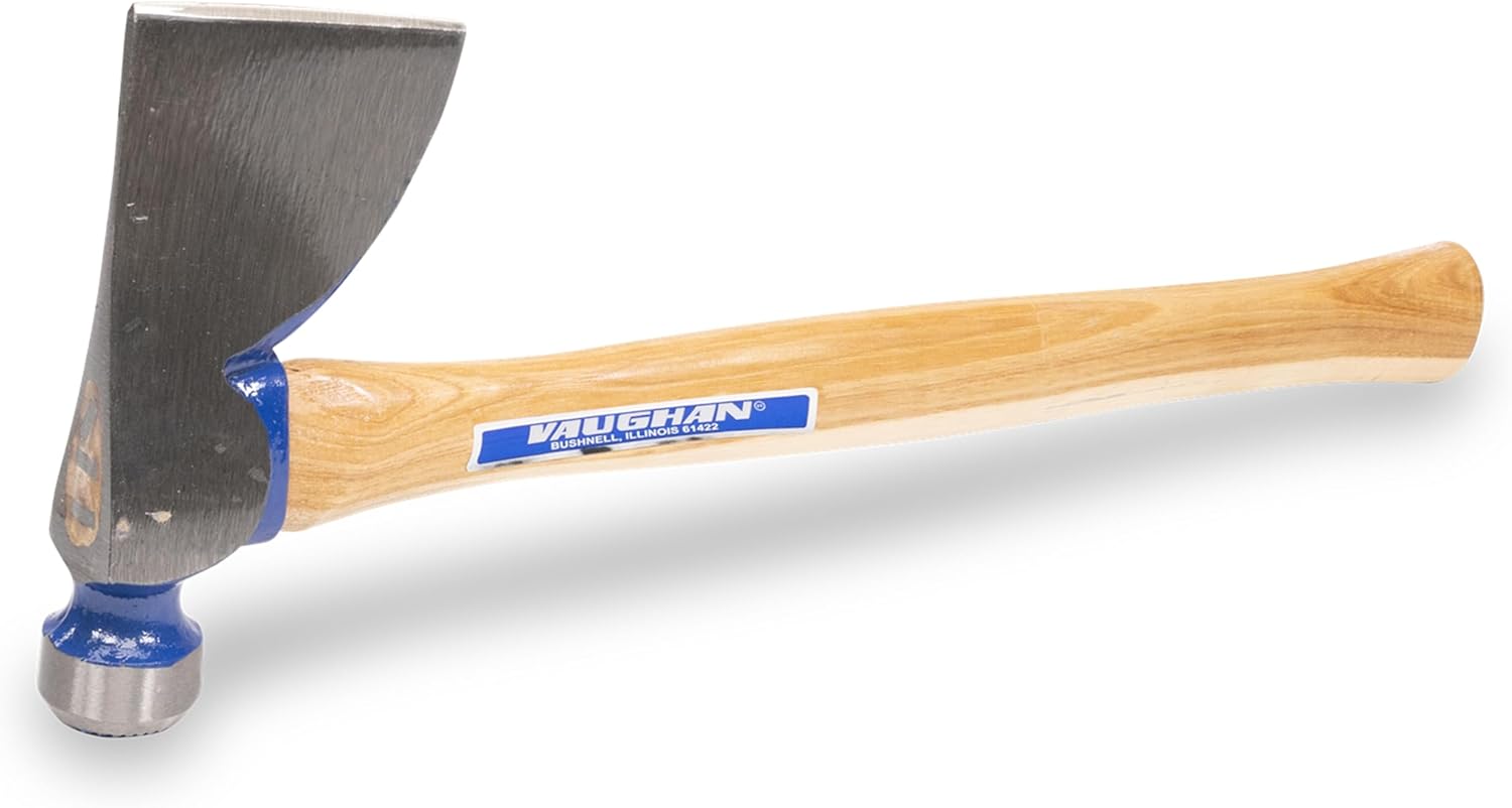 VAUGHAN 28 Ounce Rig Builders Hatchet, Hickory Handle, Made in the USA, RB, VN20420