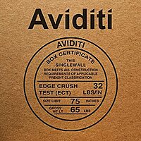 AVIDITI Medium Shipping Boxes 17"L x 11"W x 2.5"H, 25-Pack | Foldable Corrugated Cardboard Crush-Proof Box for Shipping, Packing, Moving and Storage 17x11x2.5