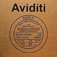 AVIDITI Shipping Cardboard Sheets 18"L x 12"W, 50-Pack | Corrugated Sheets for Packing, Moving and Storage Supplies