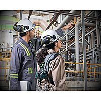 MSA V-Gard 500 Full-Brim Hard Hat with Fas-Trac III Ratchet Suspension