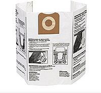 RIDGID - 23743 High Efficiency, Dry Pickup Dust Bags for 12 - 16 Gallon Wet / Dry Vacuums (2 Pack) 0 Dust Bags