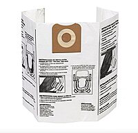 RIDGID - 23743 High Efficiency, Dry Pickup Dust Bags for 12 - 16 Gallon Wet / Dry Vacuums (2 Pack) 0 Dust Bags