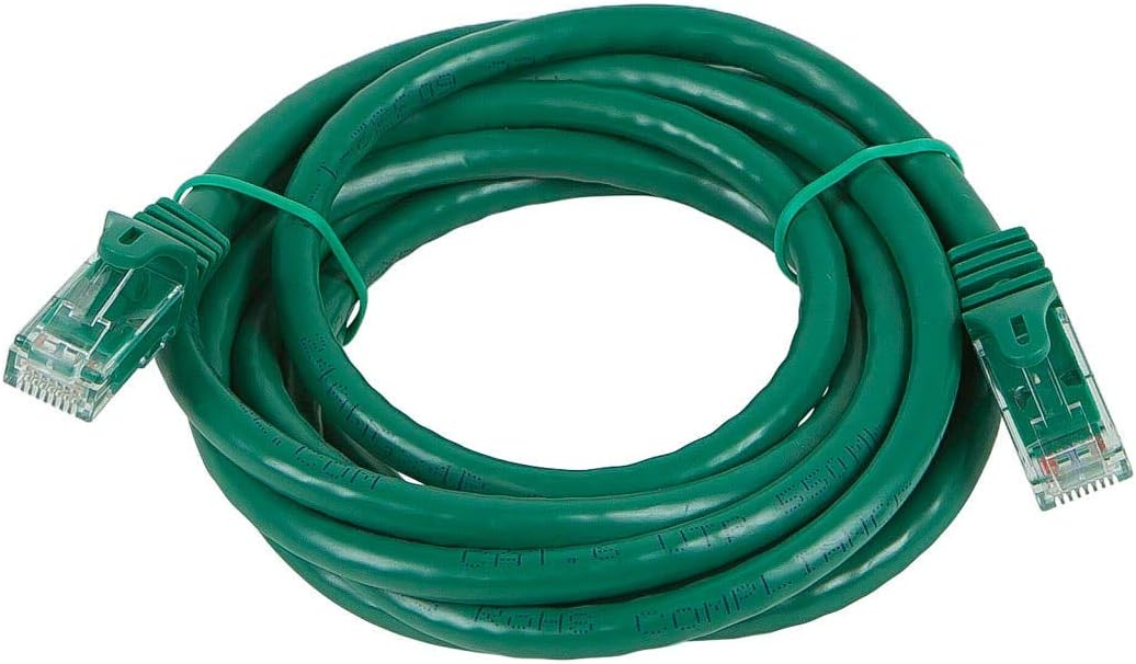 Monoprice Flexboot Cat5e Ethernet Patch Cable - Network Internet Cord - RJ45, Stranded, 350Mhz, UTP, Pure Bare Copper Wire