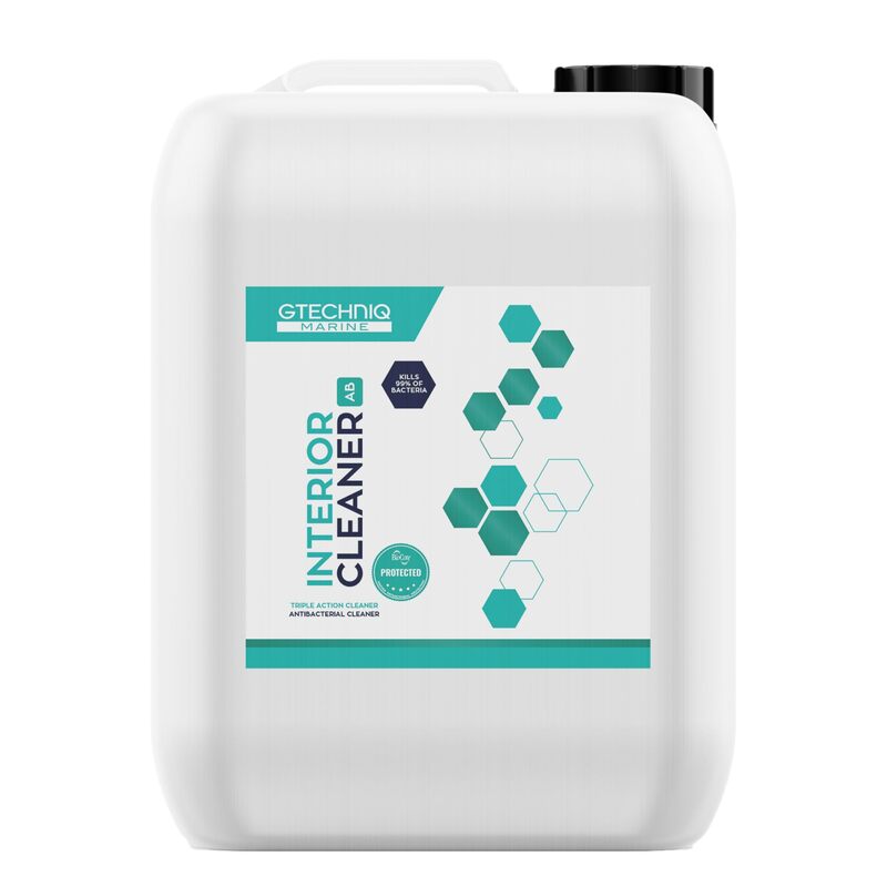 Gtechniq Marine Interior Cleaner for Hard and Soft Surfaces on Boat, Powerboat, Jet Ski and Yacht - Dirt Repellent, 5L