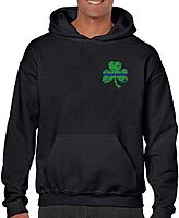 THIN BLUE LINE USA Men's St. Patrick's Day Hooded Sweatshirt