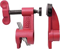 BESSEY PC-34DR, 3/4 In. Pipe Clamps, Deep Reach 2-1/2 In. - Incredibly Versatile, Easy To Assemble