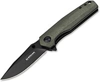 Böker Magnum Field Flipper -flipper pocket knife with Micarta handle scales - folding knife with 440A blade