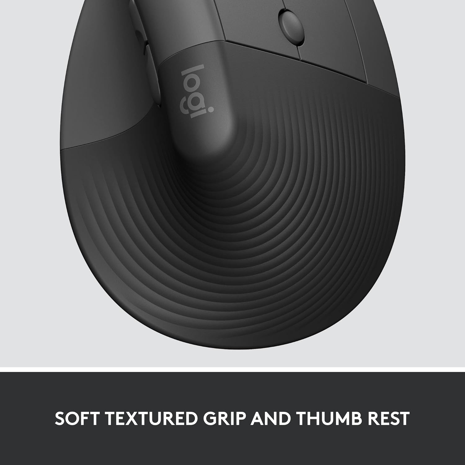 Logitech Lift for Business, Vertical Ergonomic Mouse, Wireless, Bluetooth or Secured Logi Bolt USB, Quiet clicks