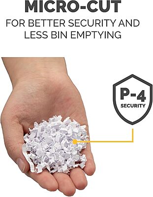 Fellowes LX 220 100% Jam Proof Micro-Cut 20-Sheet Shredder, Black, 5015401