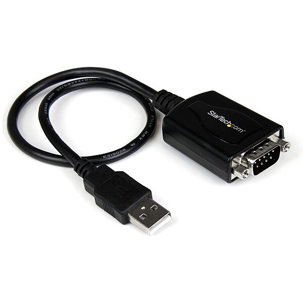 StarTech.com 1 ft. USB to RS232 Serial DB9 Adapter Cable with COM Port Retention - Up to 920 kpbs - ICUSB232PRO