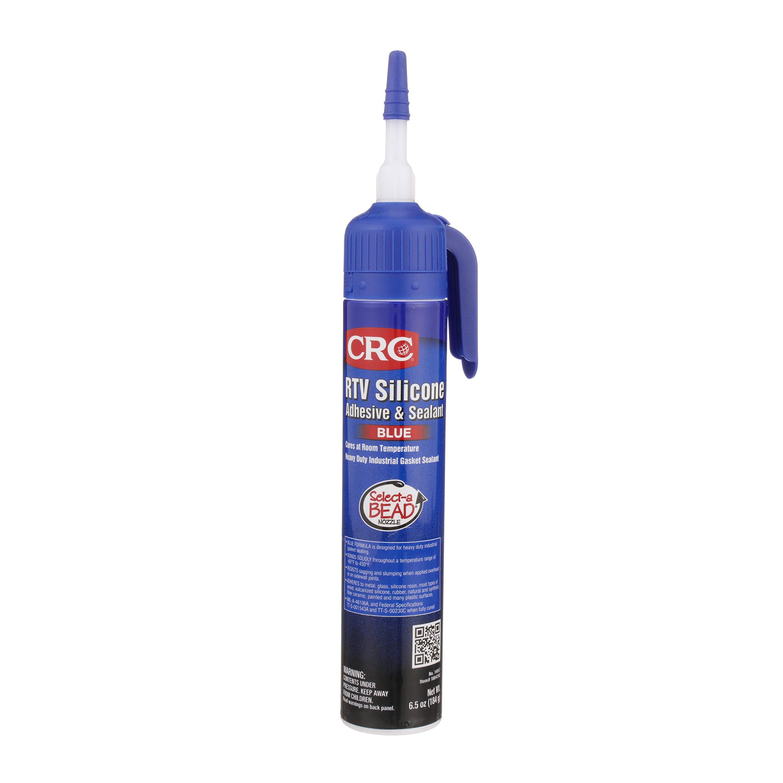CRC RTV Silicone Elastic Sealant - 8 oz Tube (Blue)